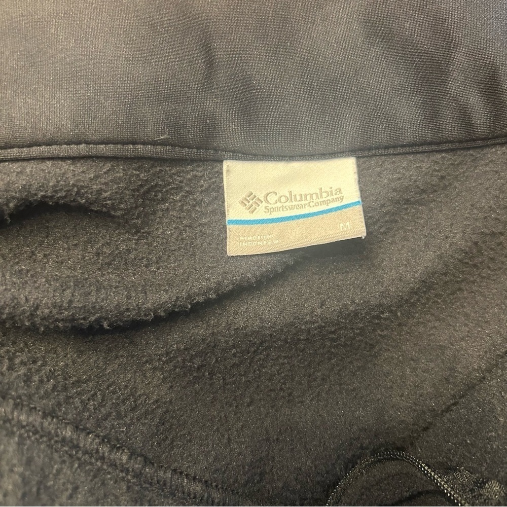 Columbia Men’s Black Half Zip Fleece Pullover, Size Medium - Picture 6 of 7
